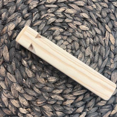 Hazel Grove Customs - Wholesale Decorative Tabletop Object - Blank Train Whistle - Wooden Train Whistle