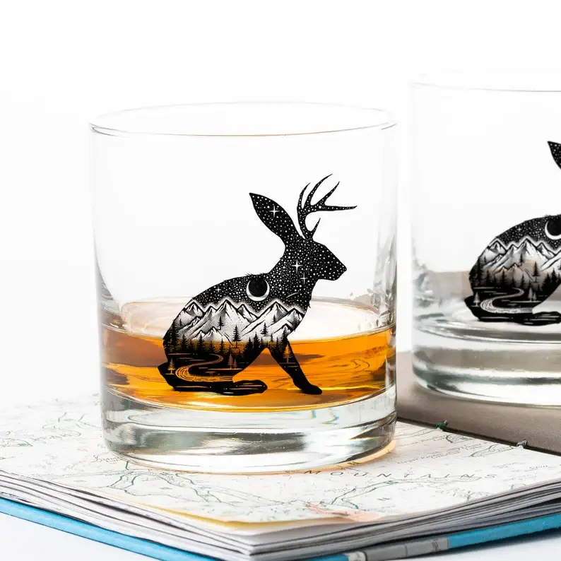 Black Lantern - Venta al por mayor Copas de cóctel/licor - Vasos de whisky Jackalope1