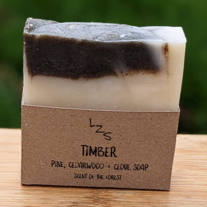 Timber Soap - Cold Process Soap with Shea Butter for wholesale by La Zouch Soaps