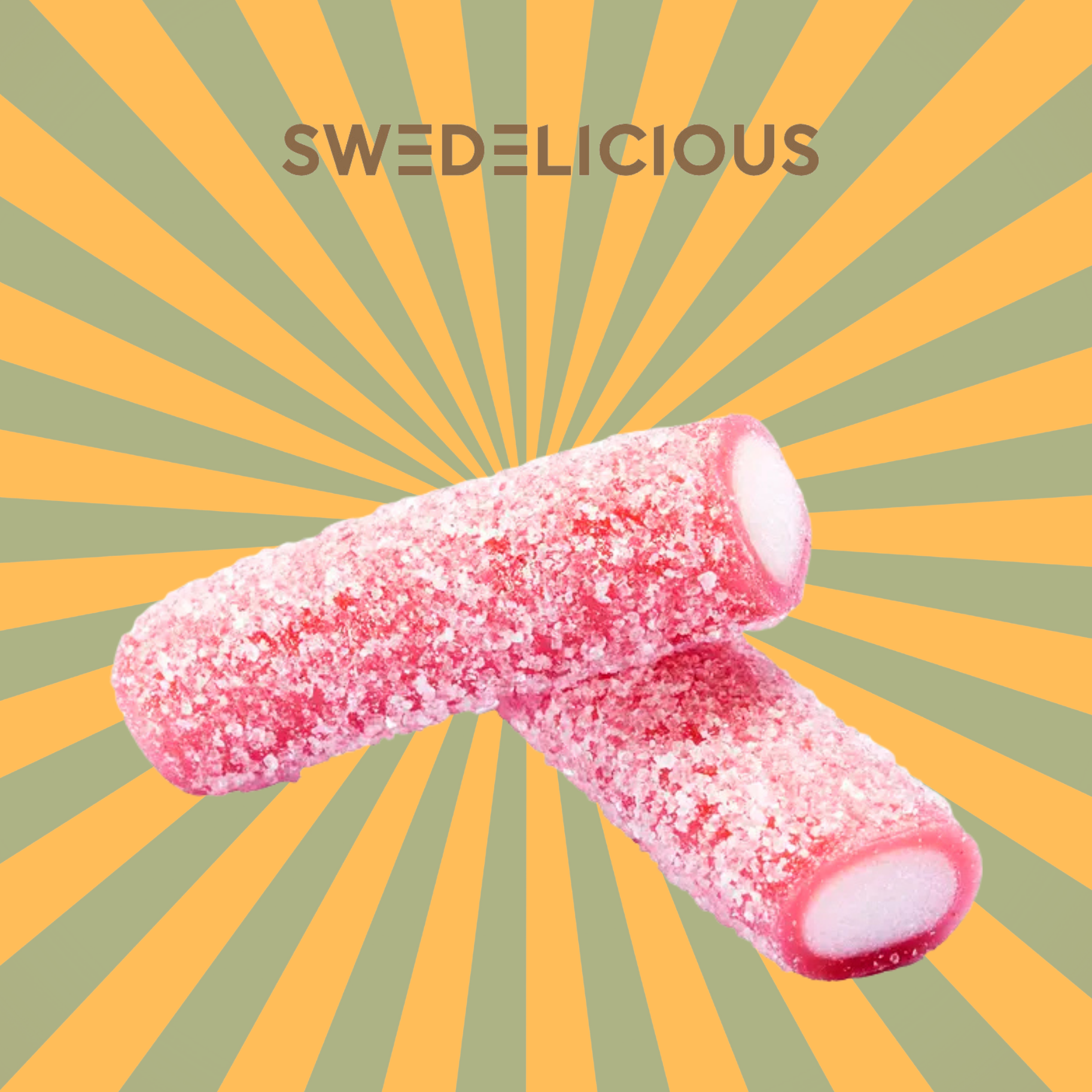 Swedelicious - Swedish Candy - Wholesale Gummy - Swedish Candy - Rambo Sour Strawberry Bites - Pick And Mix0