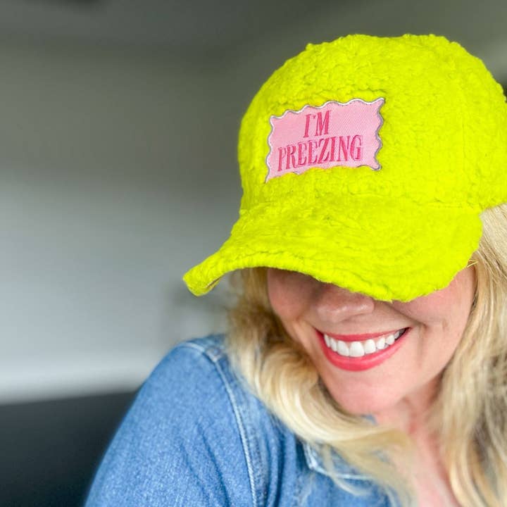 Jag fryser baseballkeps - Min. 2 (HAT-24) för wholesale av Taylor Elliott Designs