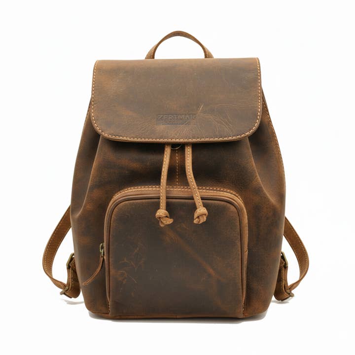 Konvertible rygsæktaske Casual rygsæk Ægte læder for engroshandel hos Zerimar 1942