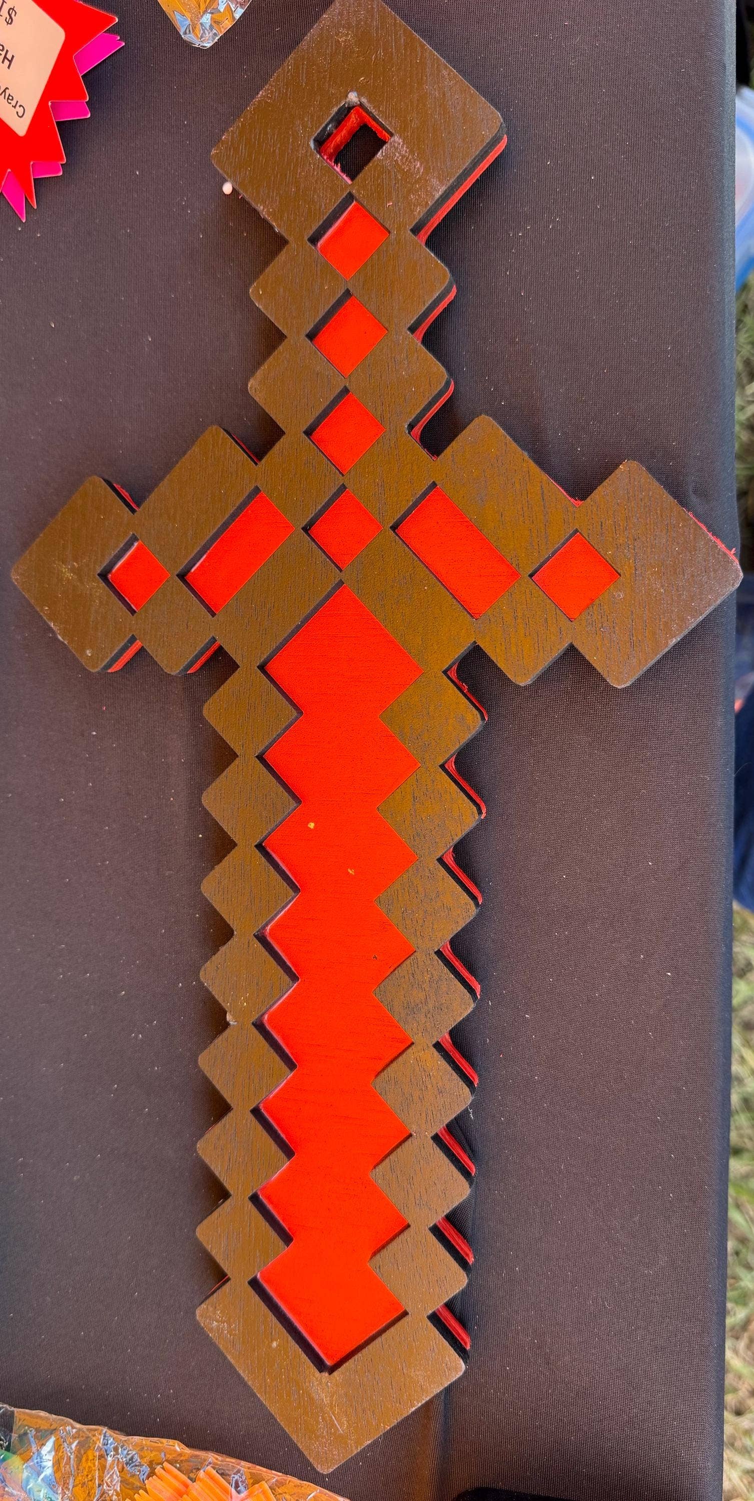 Crayon Eater Designs - Vente Jouet en bois – enfant - Épée, style Minecraft3