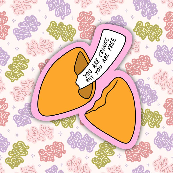 Tu es cringe mais tu es libre — autocollant pour la vente par 256 Craft Co