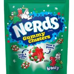 iSweet.ca - Wholesale Gummy - (S8-07) Nerds Holiday Frosty Gummy Clusters SUB Bag 8 OZ x60