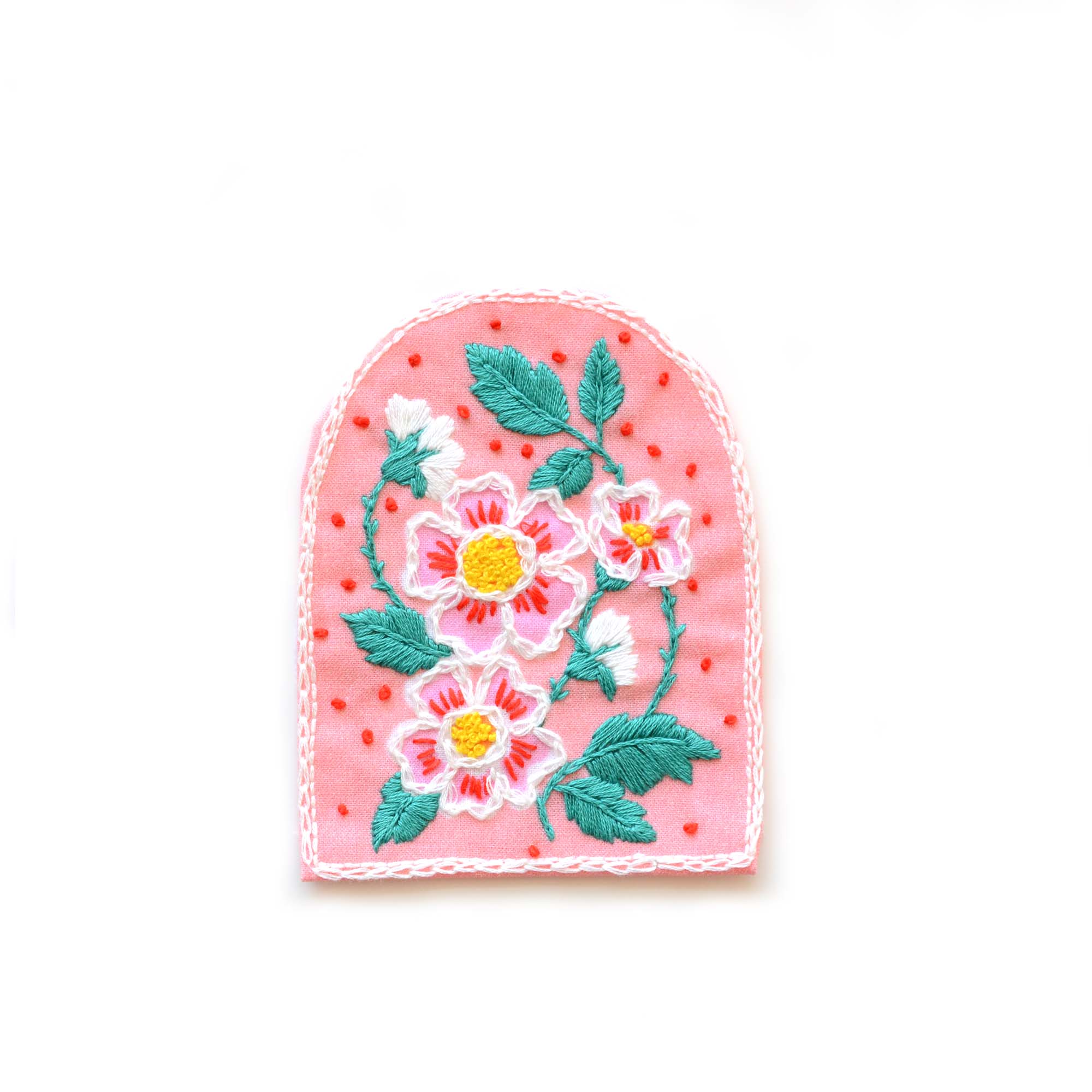 Antiquaria - Wholesale Embroidery/Cross Stitch Supplies - DIY Kit: Roses Embroidery Patch Kit6