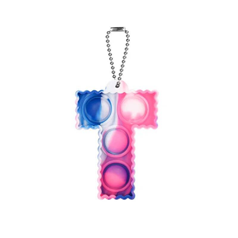 Fidget Toys Plus – wholesale Keychain – Unisex – Letter  Keychain Popper2