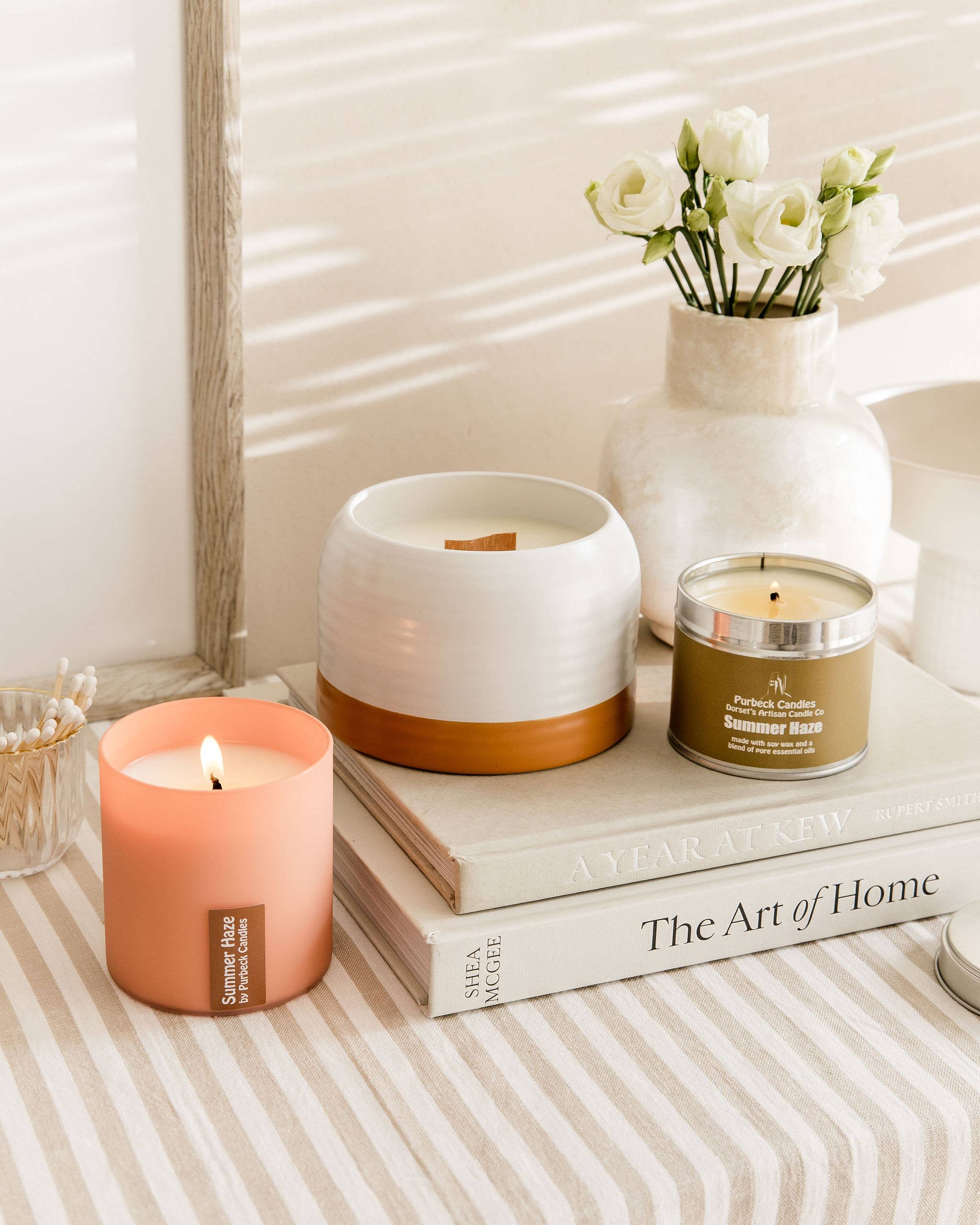 Purbeck Candles – wholesale Travel candles – Signature Range Candle in a Tin - Summer Haze1