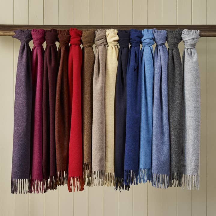 Bronte Moon - Wholesale Scarf - Women's - Plain Luxury Scarf Collection - 100% Merino Lambswool