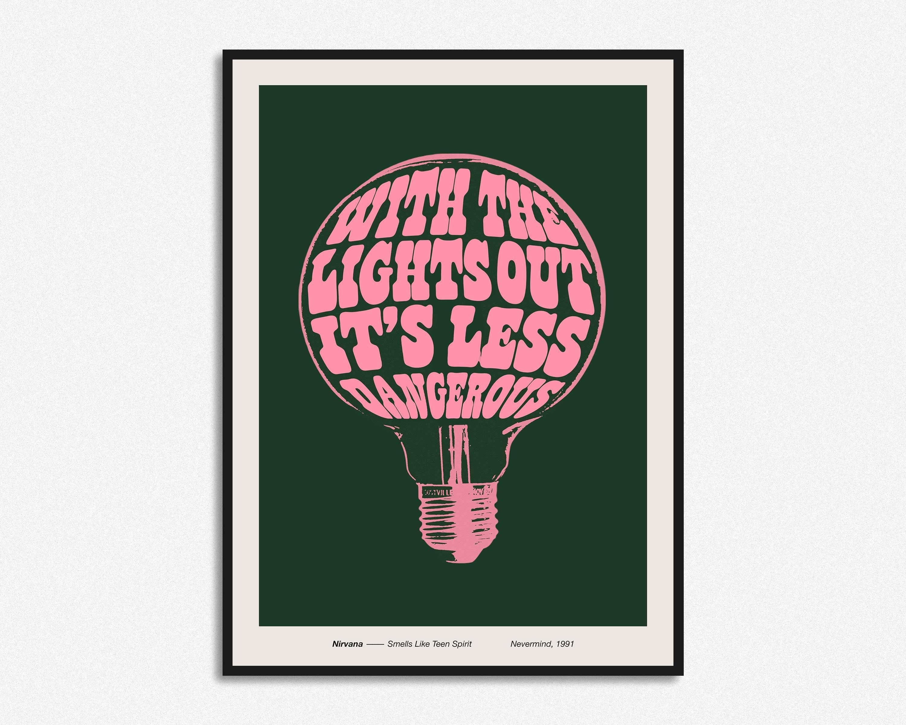 HollieGraphik - Wholesale Art Print - With The Lights Out It's Less Dangerous  Print3