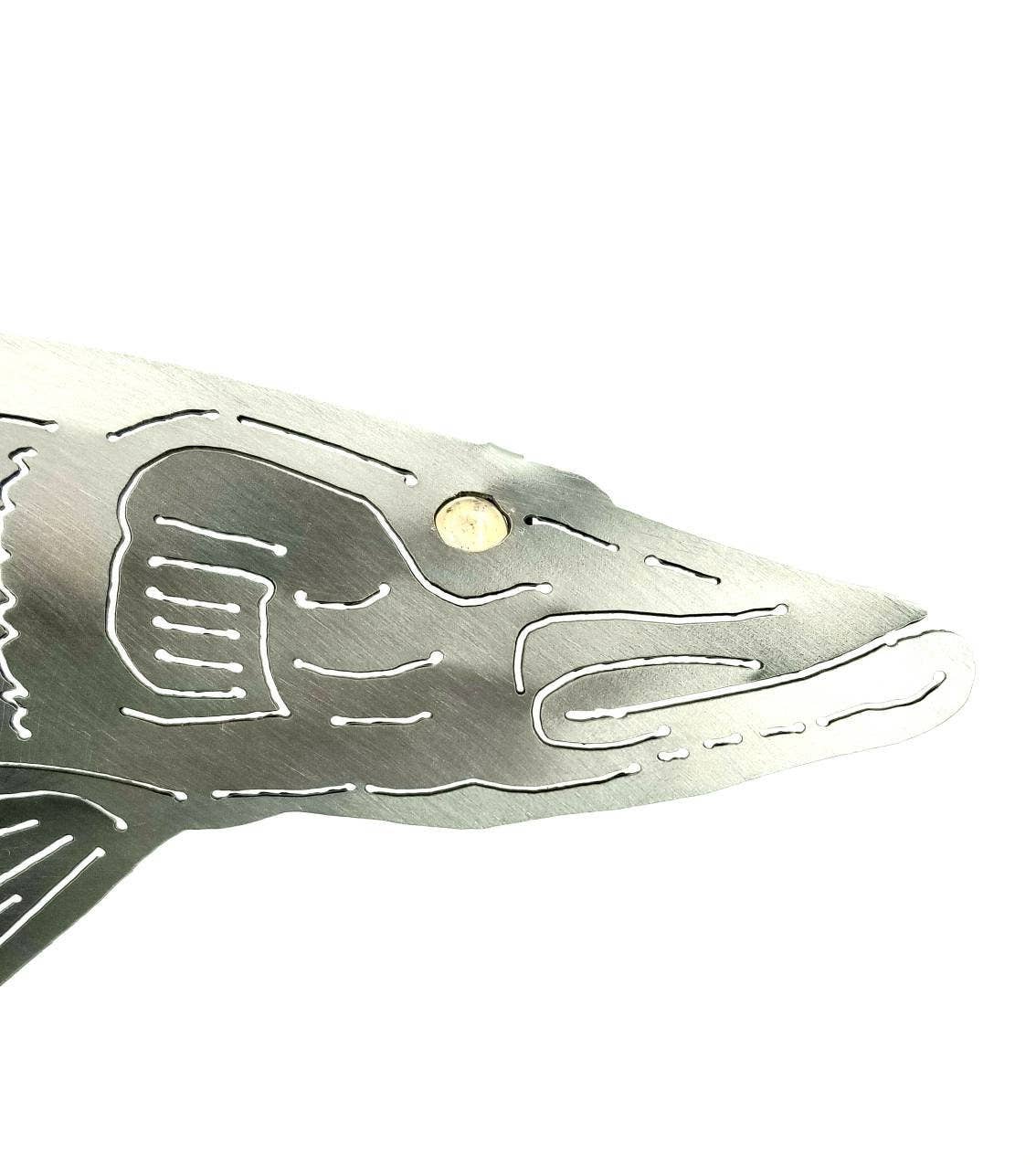 Designs by Dieter, LLC - Wholesale Garden/Lawn Stake - Musky Fish Garden Stake Right3