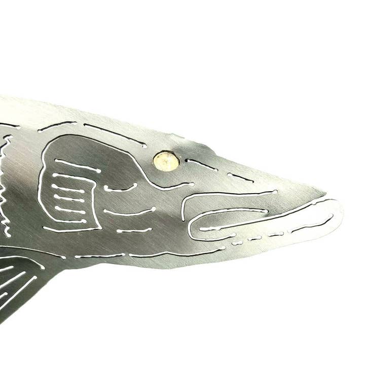 Designs by Dieter, LLC - Wholesale Garden/Lawn Stake - Musky Fish Garden Stake Right3