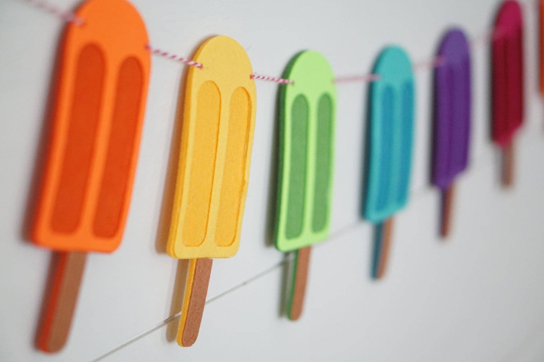 Decomod - Wholesale Bunting/Garland - Popsicle Felt Garland1