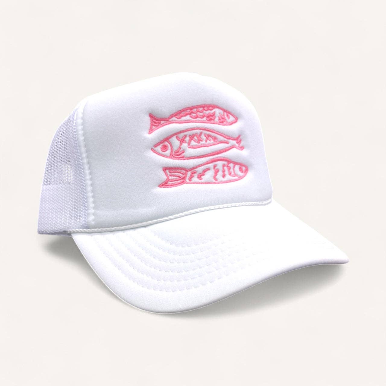 Happi Style - Wholesale Trucker Hat - Women's - Three Fish Sardines Foam Trucker Hat5