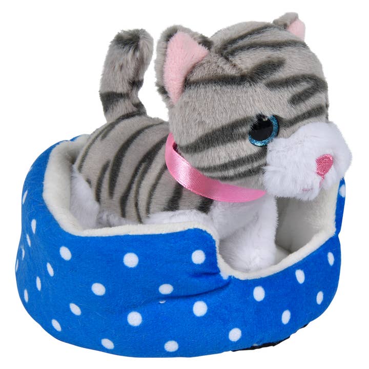 The Toy Network - Wholesale Stuffed/Plush Toy - Kids & Baby - 8" CAT IN BED1