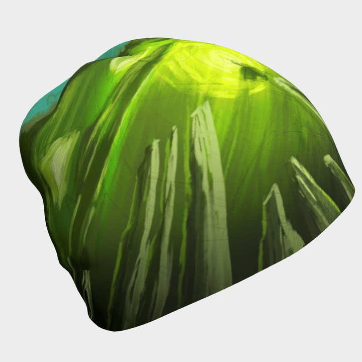 Green Light Sports Beanie for Boys for wholesale by Lalita's Art Shop