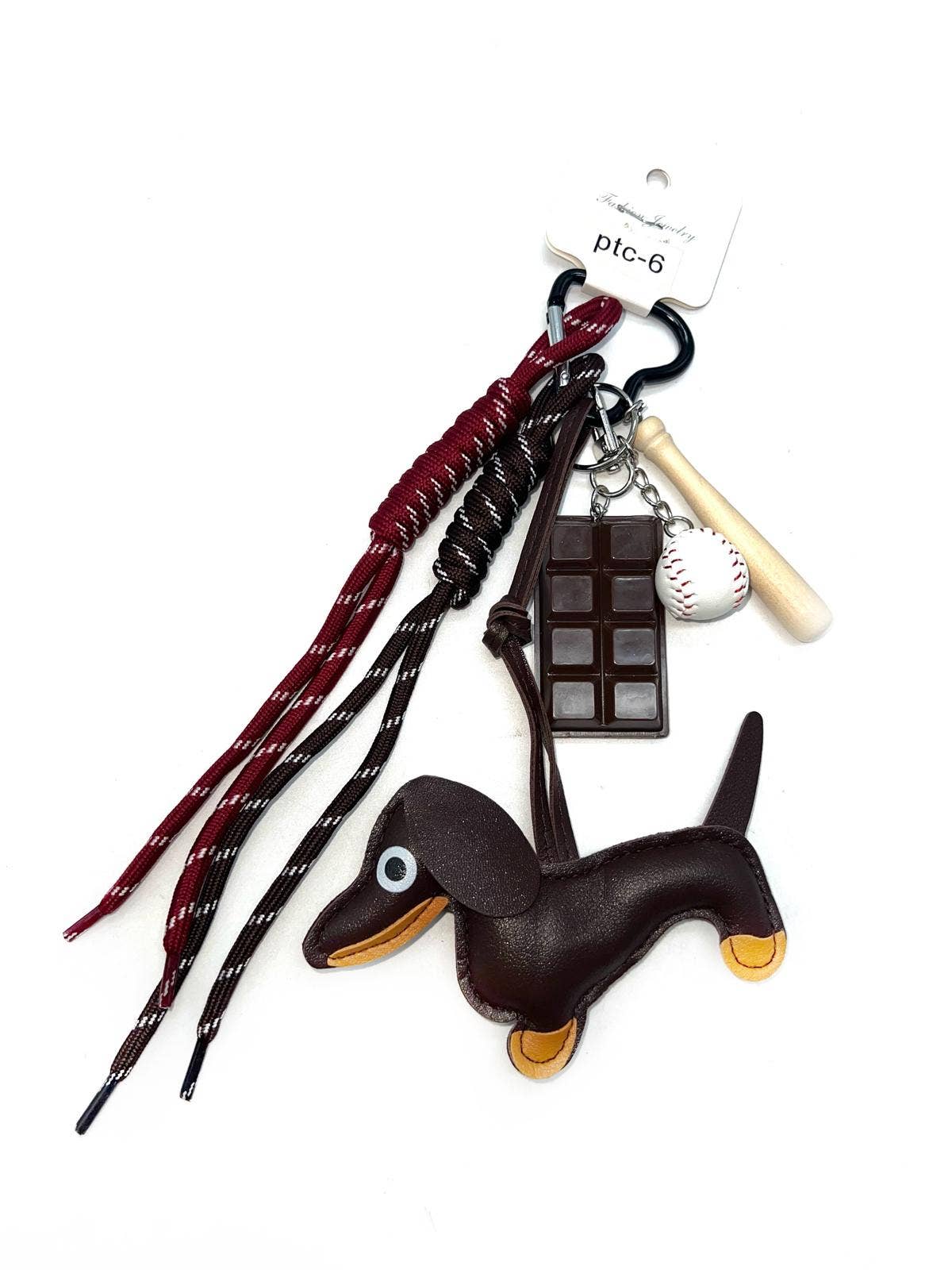 LINETA – wholesale Nyckelring - Unisex – PTC-6 nyckelring med trendigt hundmotiv0