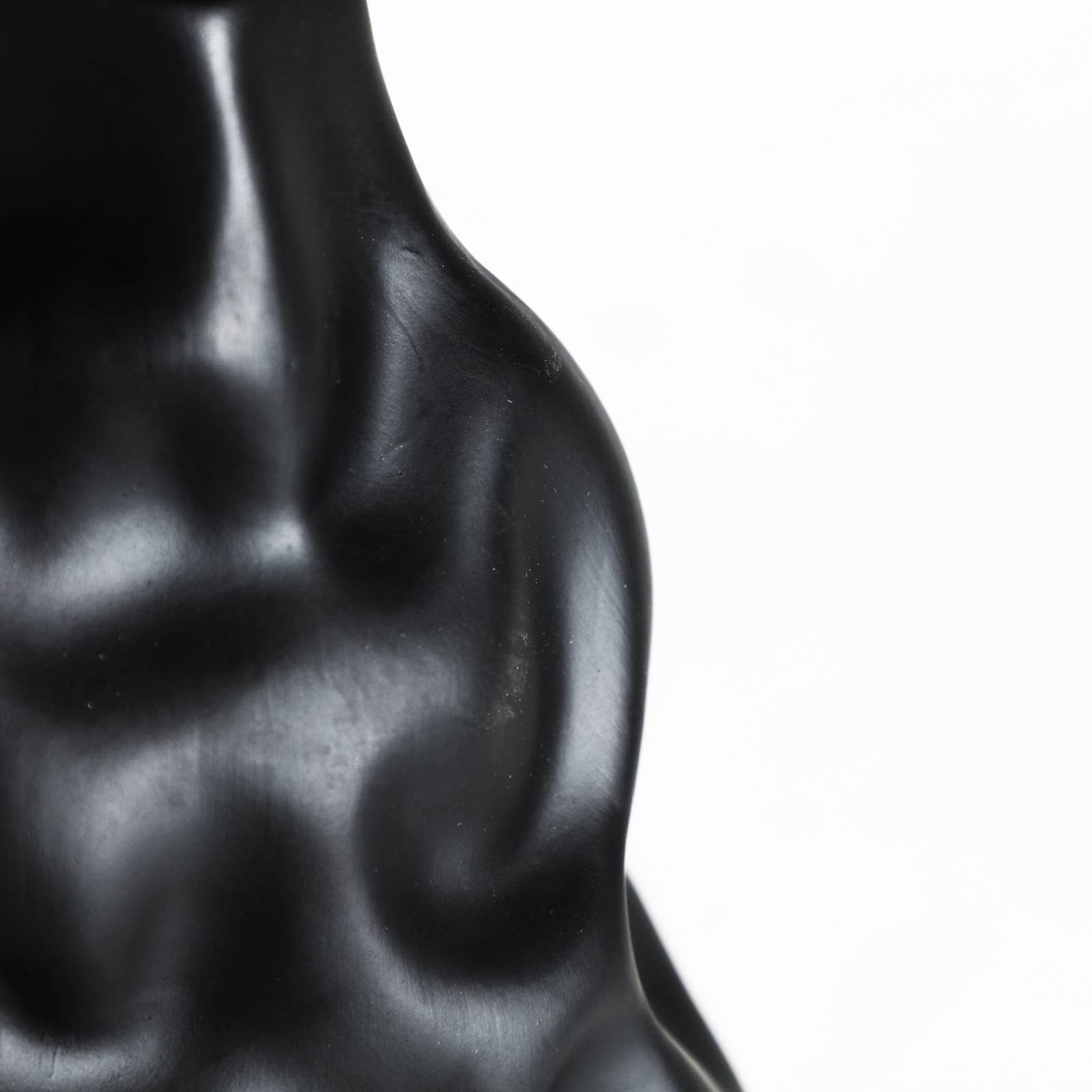 B&B – Engroshandel Vase – Lelian vase, i keramik, i sort, 14X12X26cm1