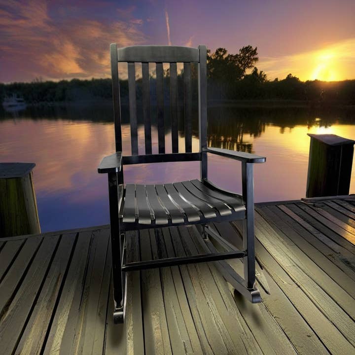 Hinkle Chair Company - Wholesale Rocking Chair - Country Post Porch Rocker 8