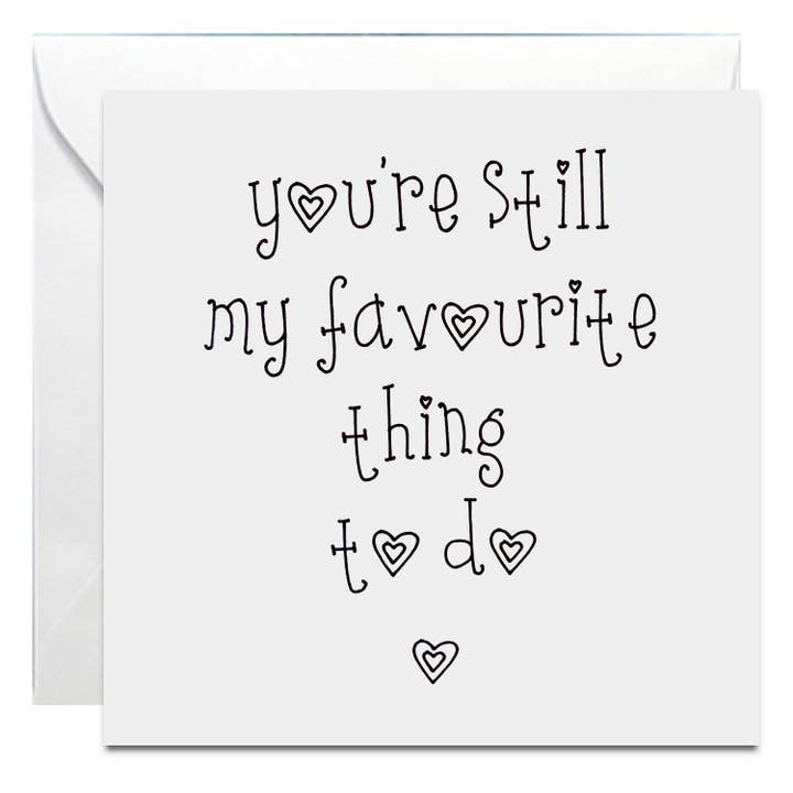 Fave Thing Card for wholesale by Lukanna Designs