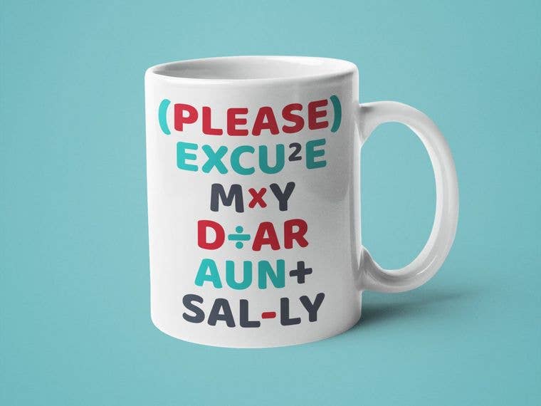 Ink Pop - Wholesale Coffee Mug - Please Excuse My Dear Aunt Sally0