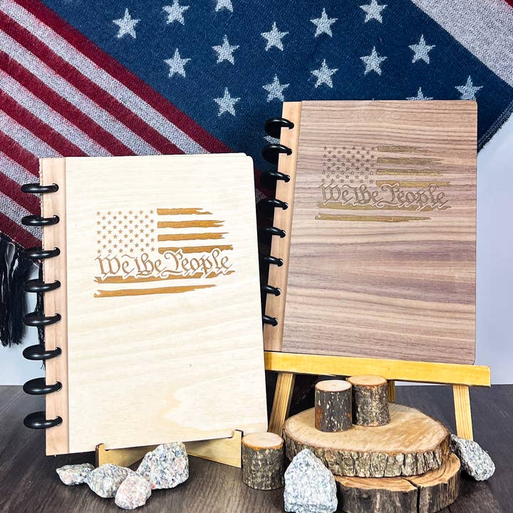 Sacred Honor - Wholesale Journal/Diary - Disc Bound Walnut Journal