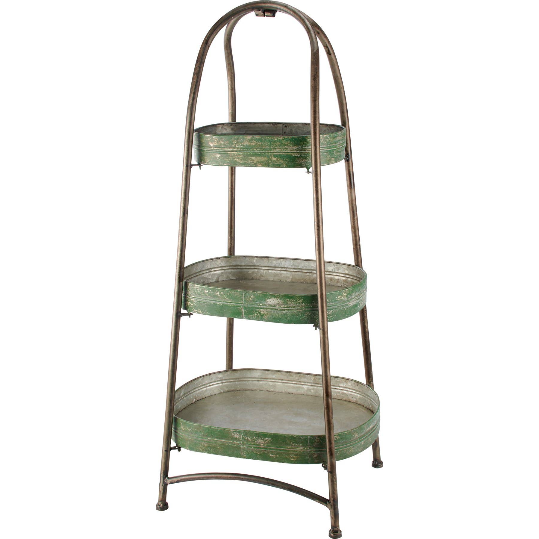 Primitives by Kathy - Wholesale Serving Tray - Metal Three Tiered Ladder Tray1