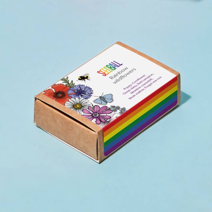 Seedball – wholesale Plant seeds – Pride Rainbow Wildflower Seedball Boxes1