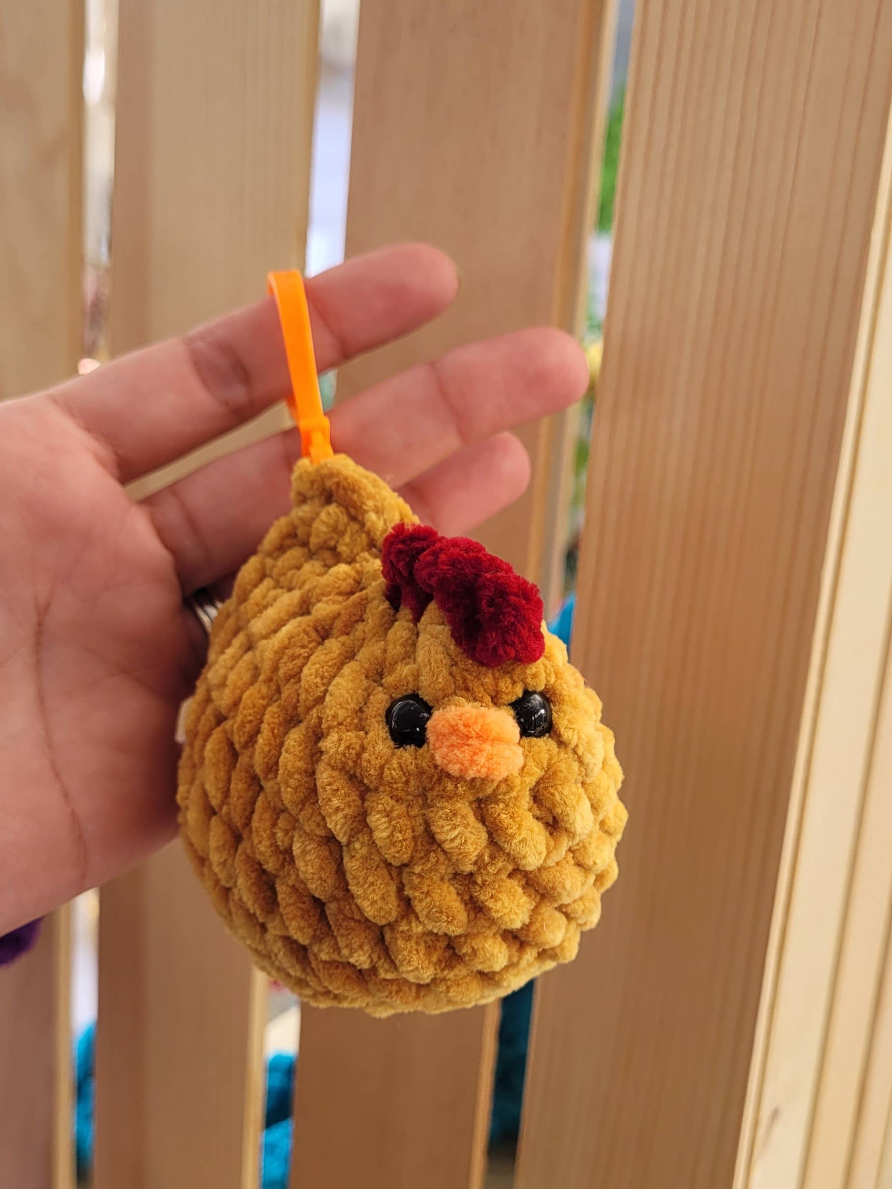 Beyond Threads by Angelis - Wholesale Stuffed/Plush Toy - Kids & Baby - Mini chicken Plushy. Crochet chicken keychain. Chicken plush2