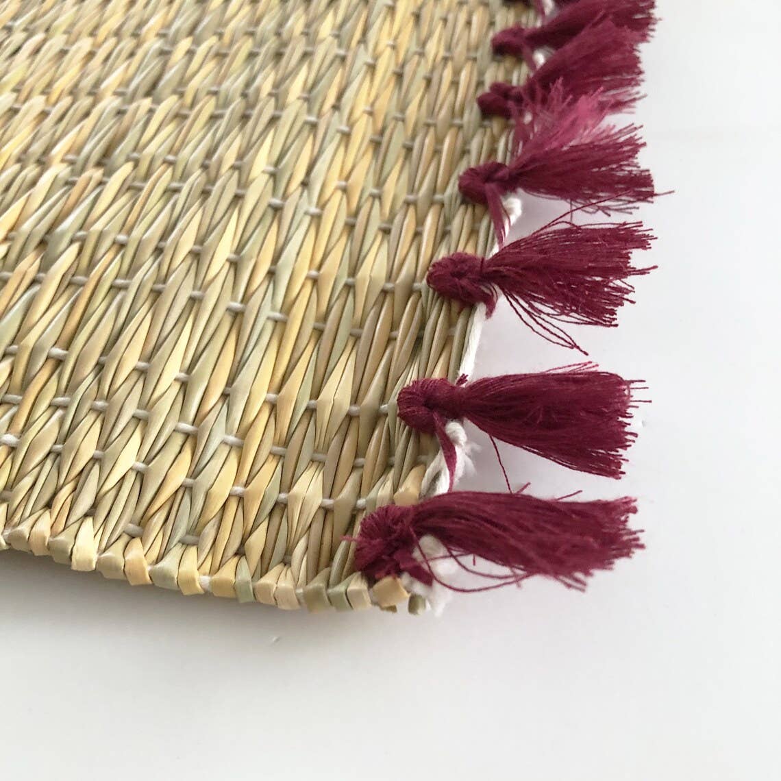 HandmadeBestSeller – wholesale Placemat – Tassel Placemat, Handmade Rattan Placemat, Natural Placemats1