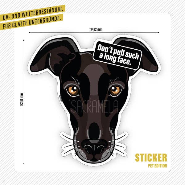 SACRAMELA - Wholesale Sticker - GALGO ESPANOL BLACK6