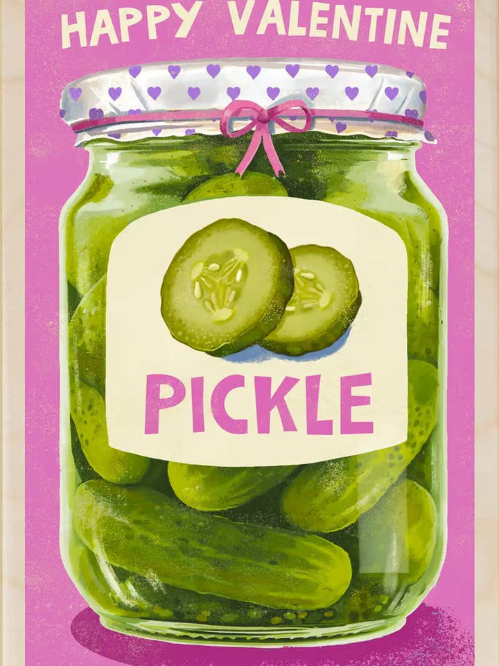 Happy Valentine! - Eco-friendly cards & magnets for wholesale by THE WOODEN POSTCARD COMPANY