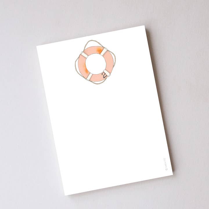 Life Ring Notepad for wholesale by Sara Fitz