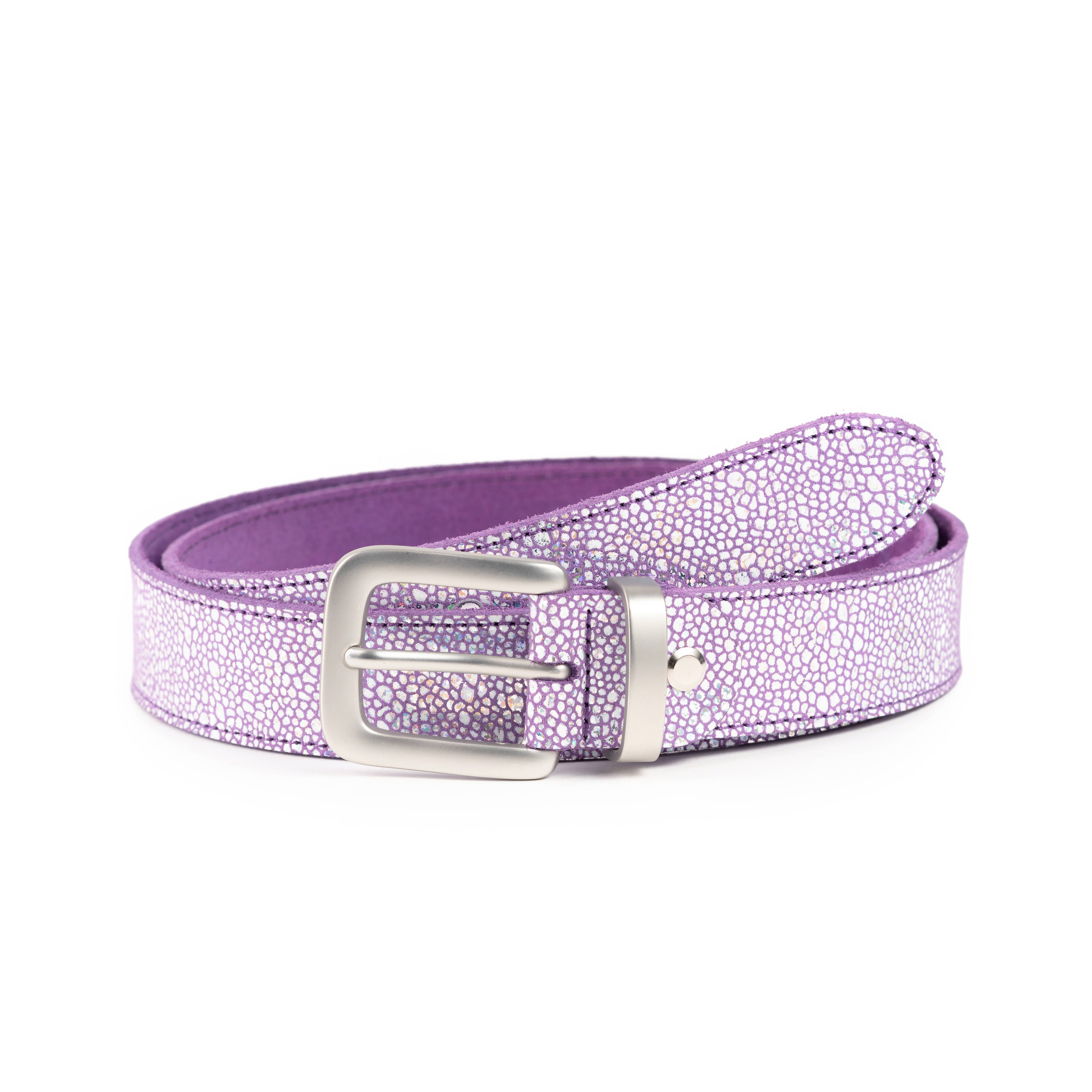 VALTICO - Vente Ceinture – femme - Ceinture en cuir fantaisie au design brillant et créatif1