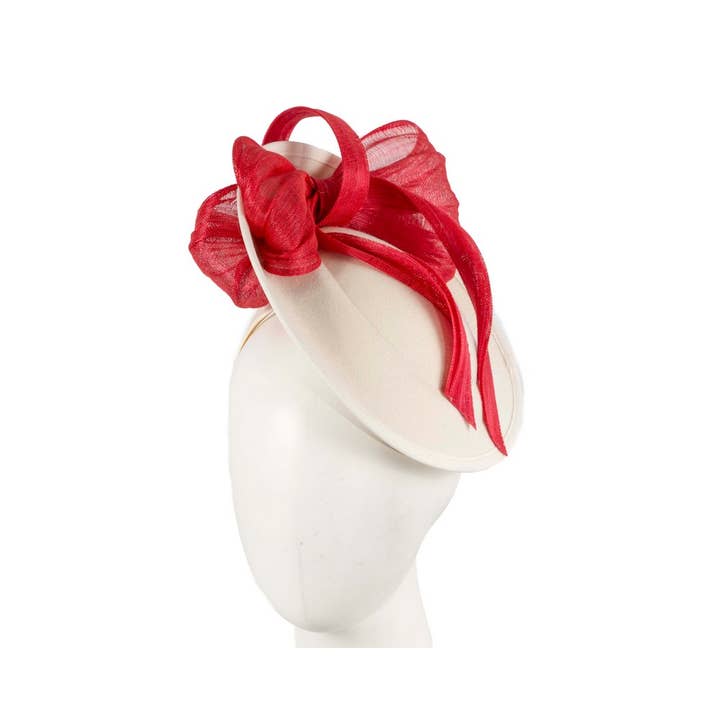 Max Alexander by Cupids Millinery Melbourne - Wholesale Fascinator Hat - Women's - Plate with bow winter fascinator11