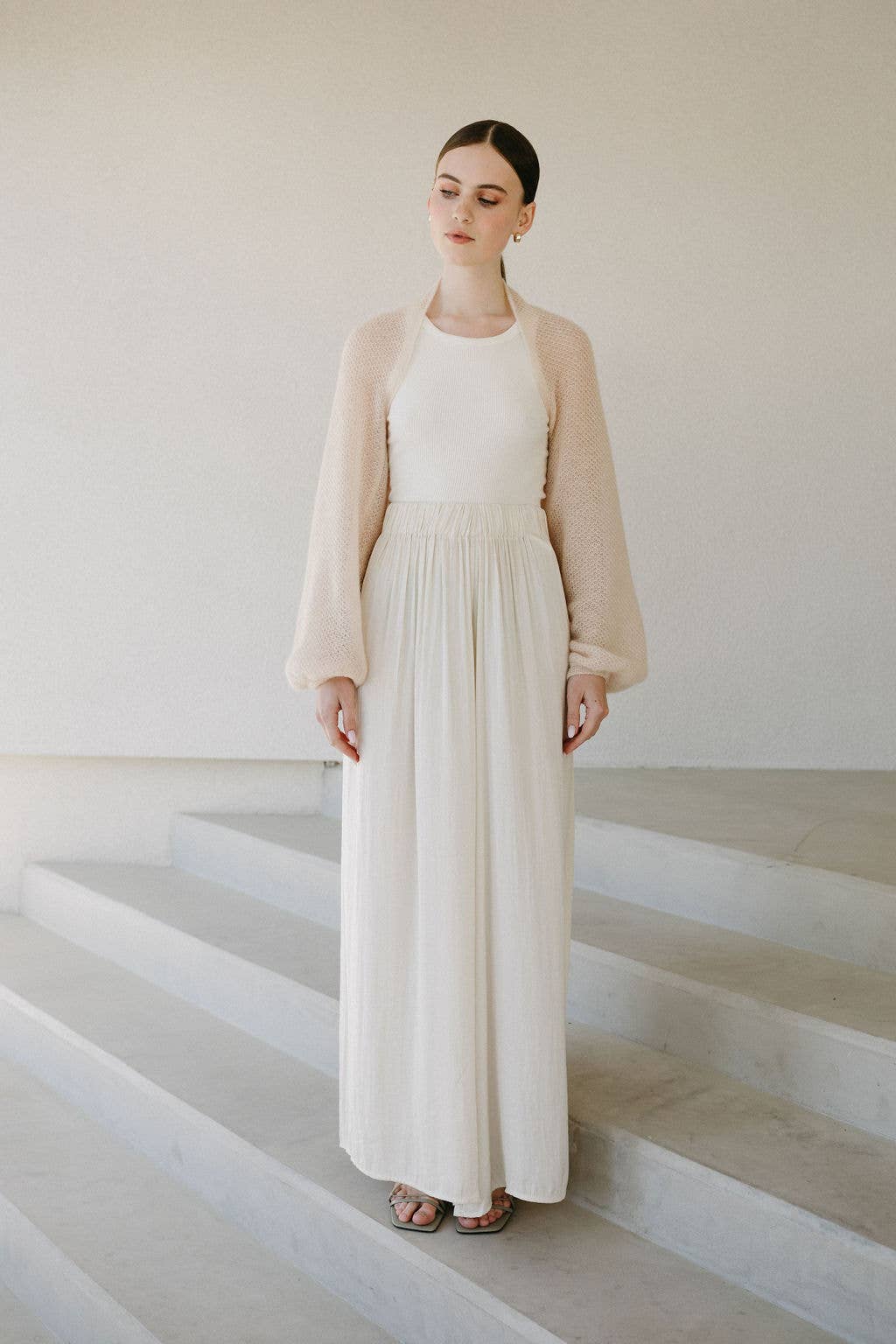 WOOL HOUSE – wholesale Wrap – Women's – Bridal Cover up Bolero Shawl / ELIZABETH21