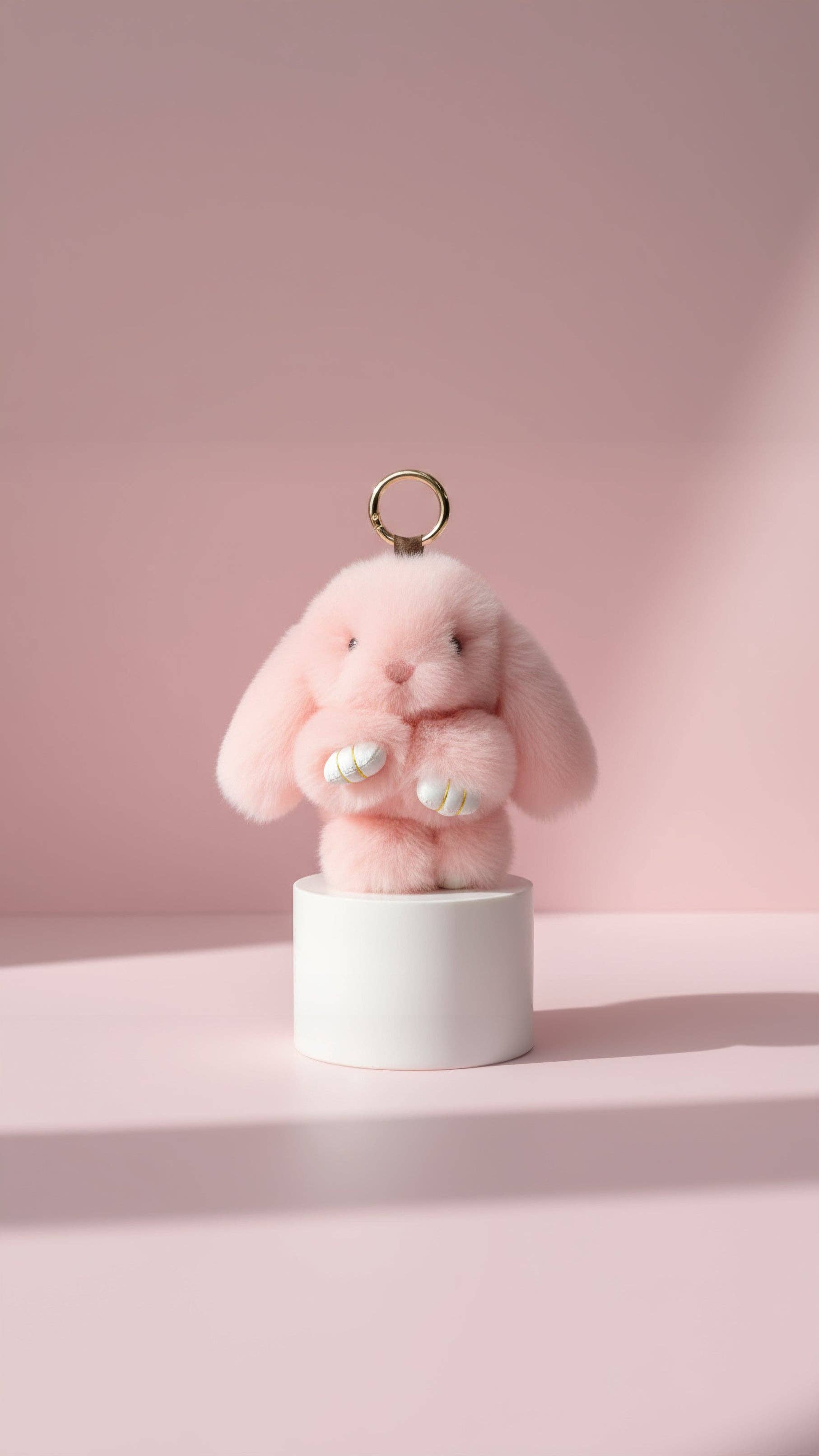 Arya Jewellery Wholesale – wholesale Keychain – Women's – Mini Fluffy Bunny Rabbit Key Ring & Bag Charm15