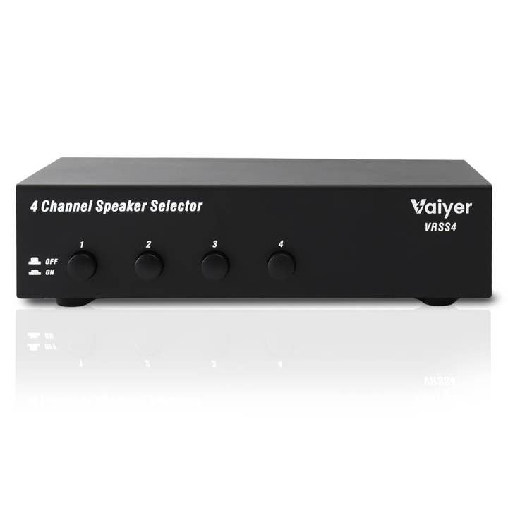 4-Channel Speaker Selector Switch with Impedance Protection for wholesale by Technical Pro