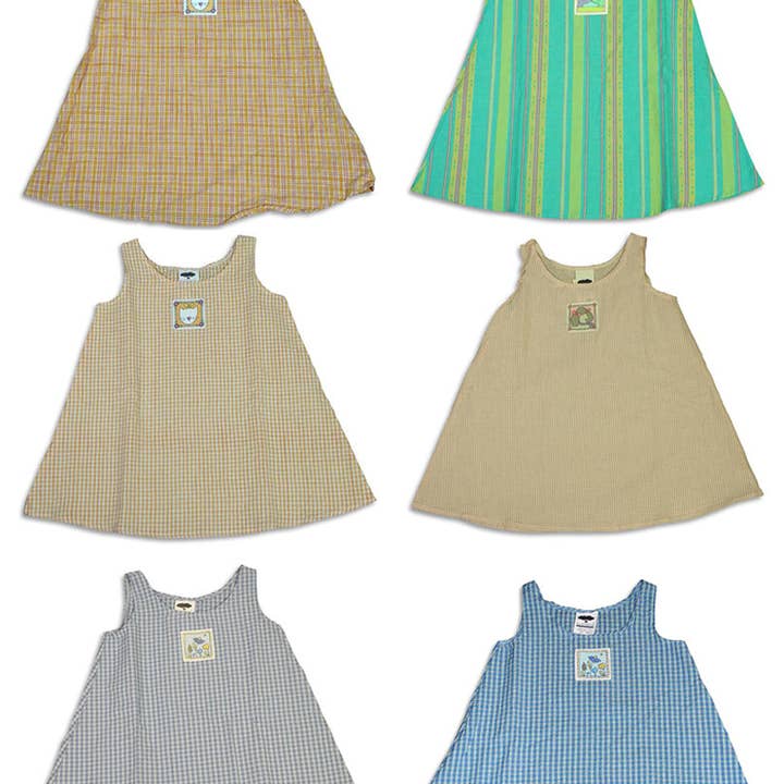 Mulberribush Abito maglione prendisole in cotone senza maniche per neonata/bambina per la vendita all'ingrosso da parte di Eastern Off Price