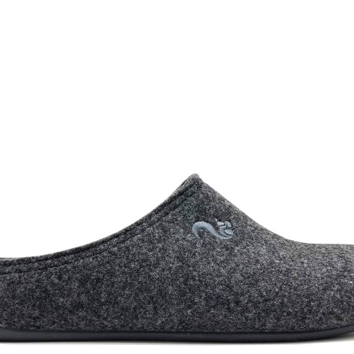 thies 1856 ® Recycled PET Slipper vegan dark grey for wholesale by thies