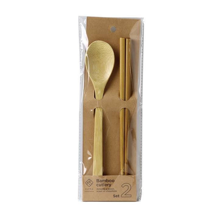 Time Concept - Wholesale Assorted cutlery set - Takeyaka Bamboo Eco-Friendly Cutlery Set10
