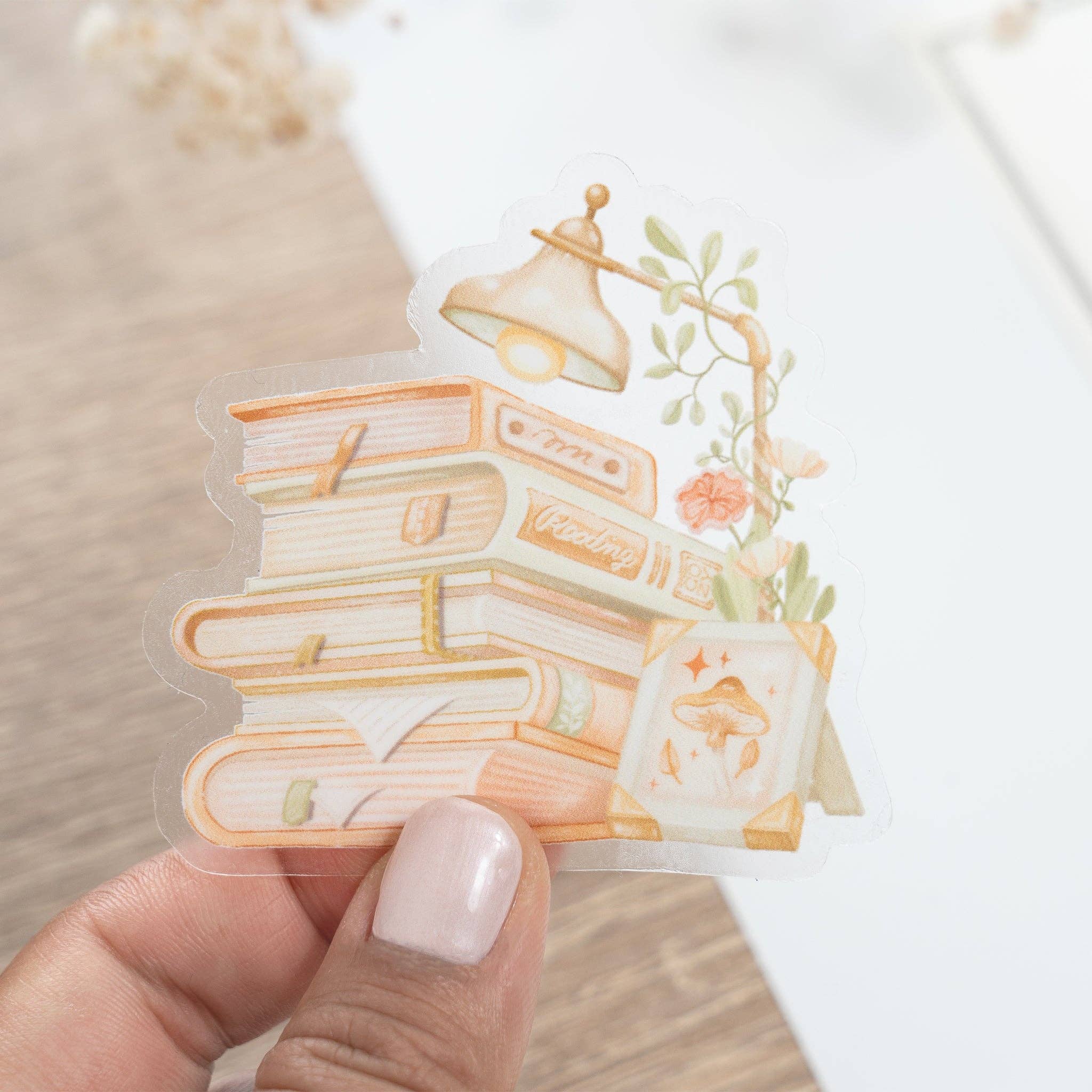 Lettoon - Wholesale Sticker - Clear Vinyl Sticker - Cozy Reading3