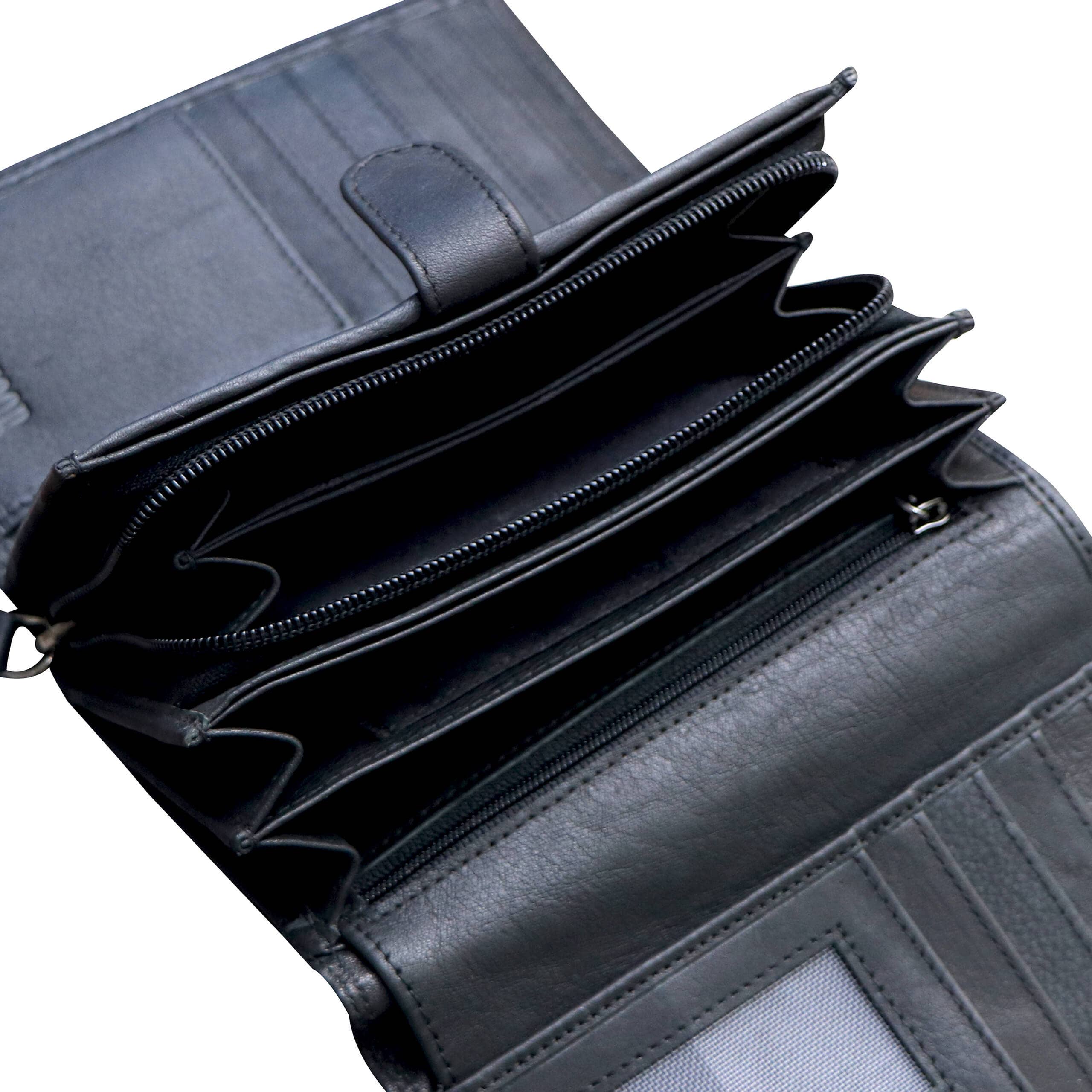 Greenwood - Wholesale Wallet - Women's - Ann Women's Large Leather Wallet 20 Card Slots9