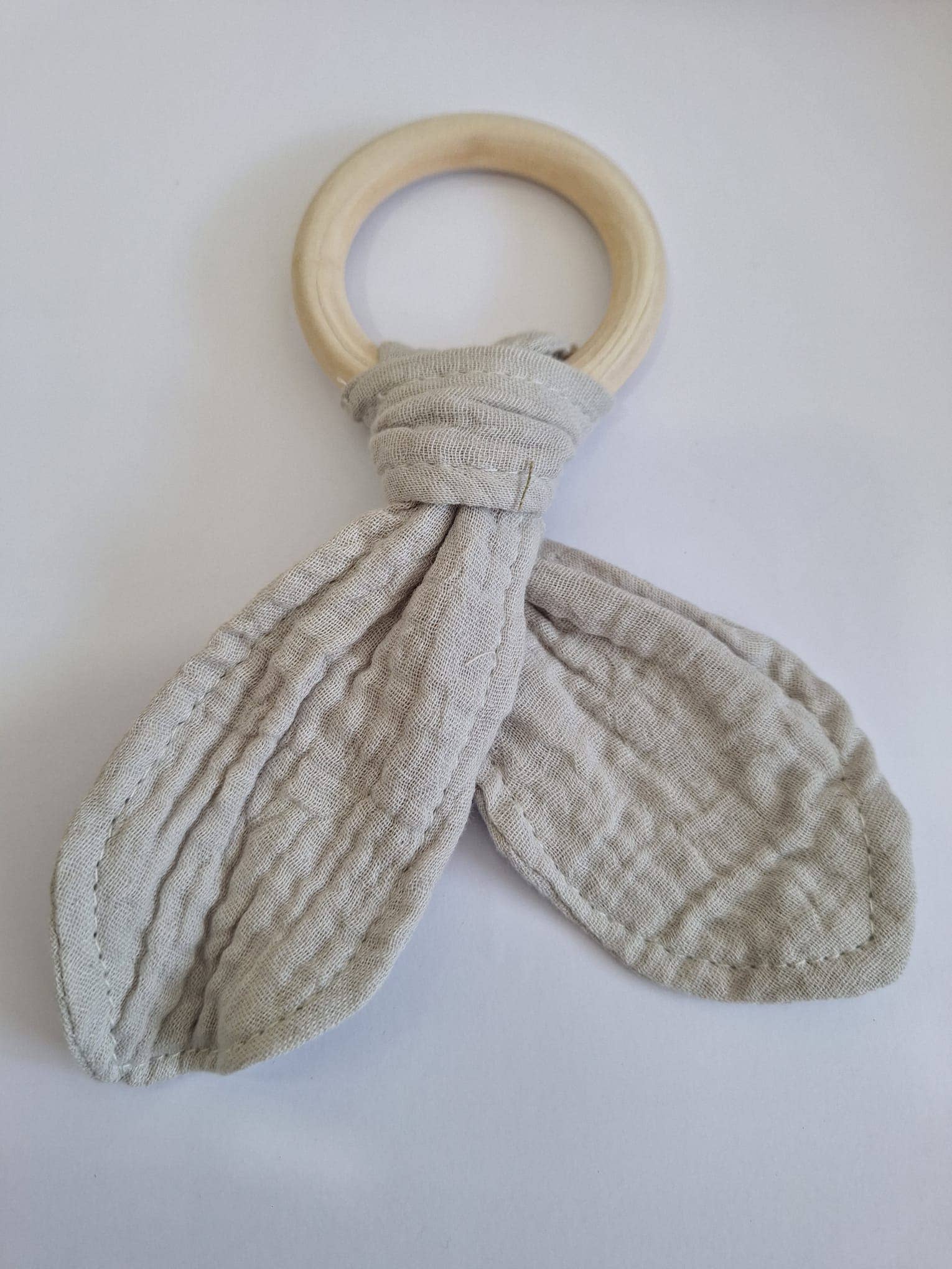 Cotton Socks - Wholesale Teether (Not Clip-On) - Baby - MC-04 Organic Cotton Muslin Teether 16 cm x 8 cm11