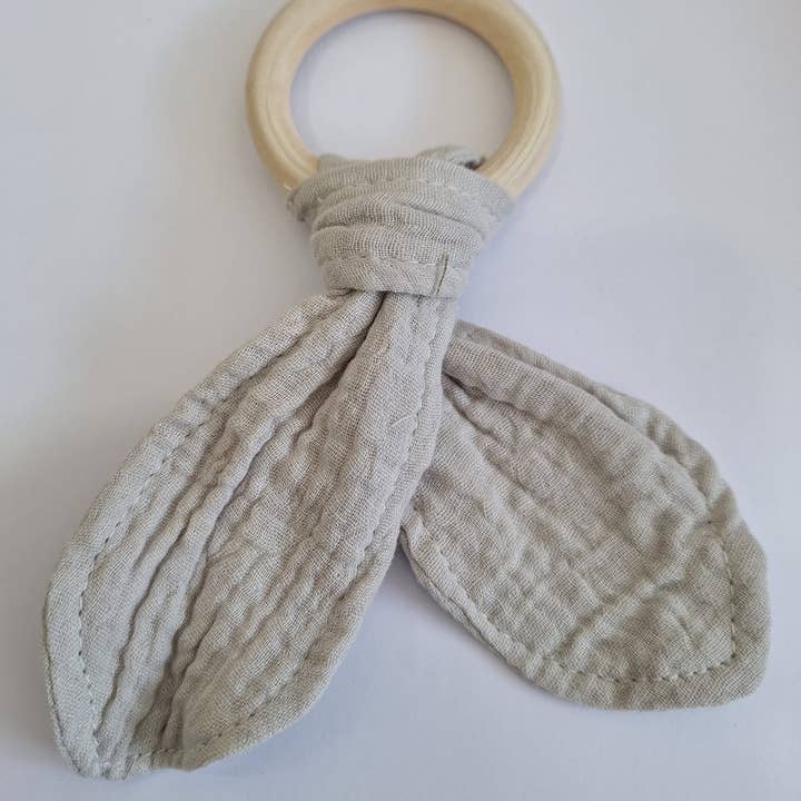 Cotton Socks - Wholesale Teether (Not Clip-On) - Baby - MC-04 Organic Cotton Muslin Teether 16 cm x 8 cm11