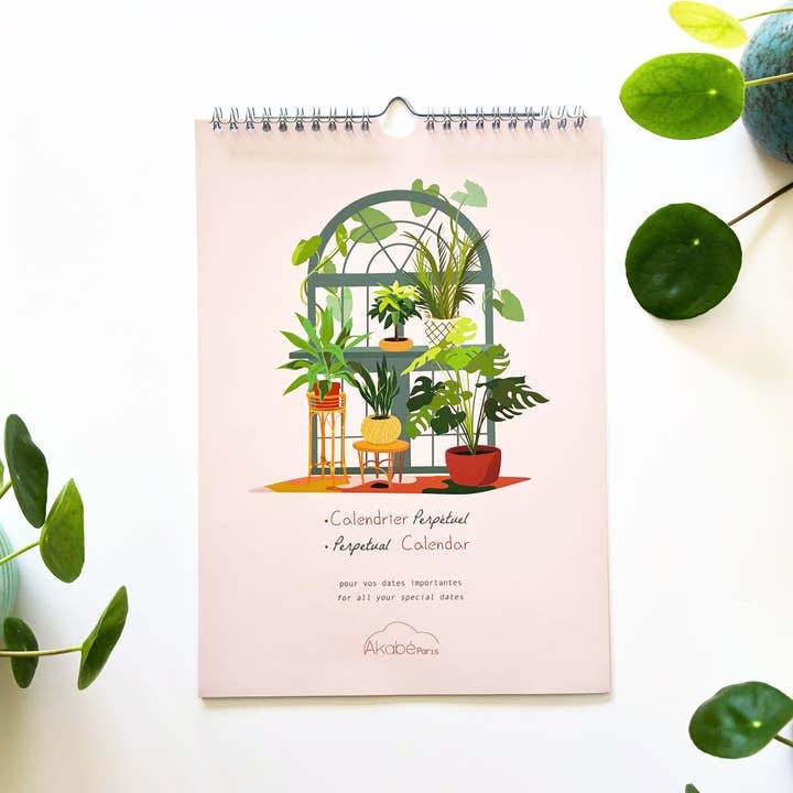 AKABE PARIS – Engroshandel Kalender – Evighedskalender med planter og blomster1
