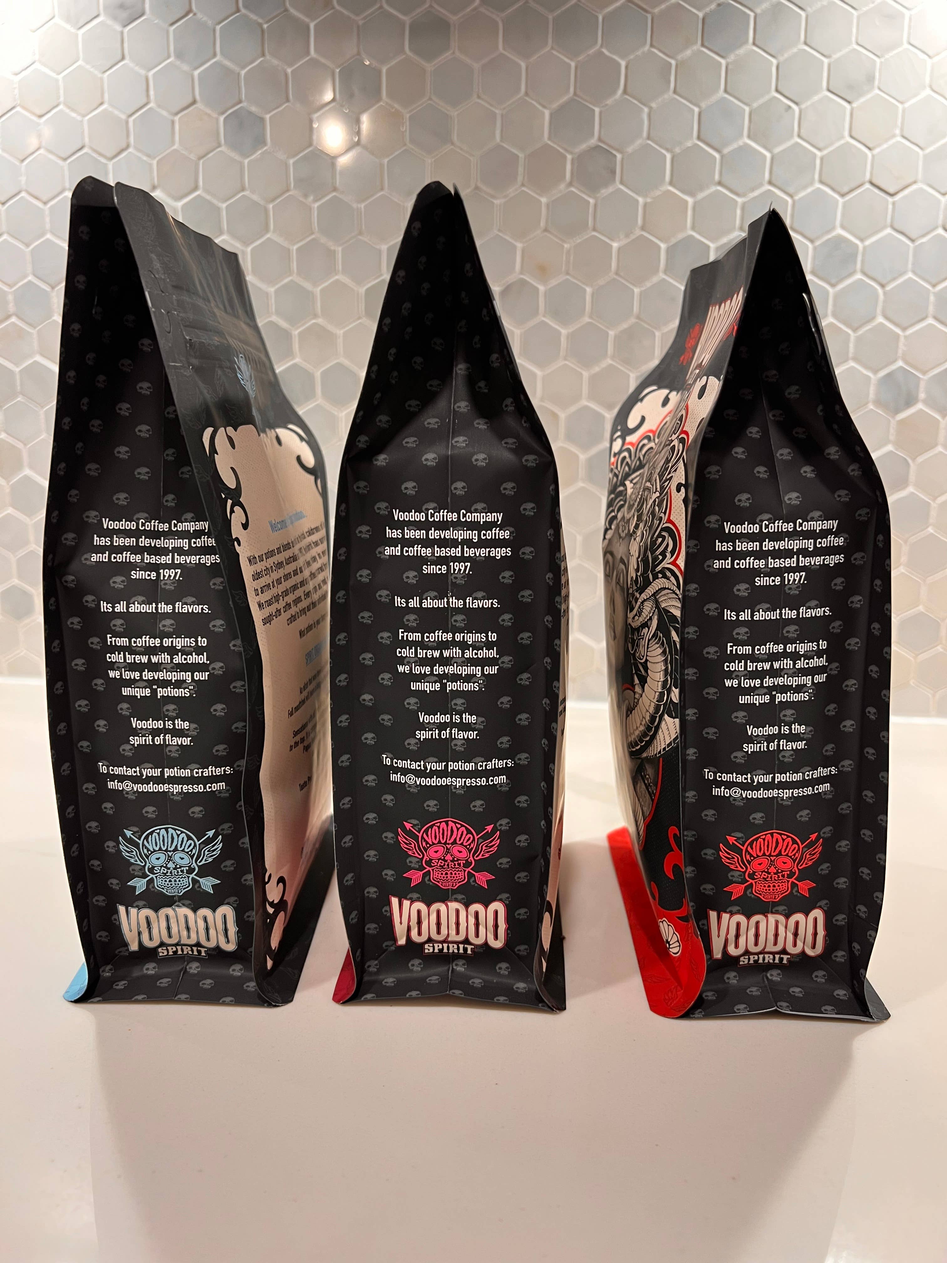 Voodoo Spirit Coffee - Wholesale Coffee Beans - Voodoo Spirit Coffee - Three Potion Sampler Case3