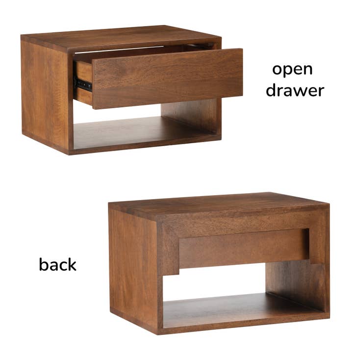 MH London - Wholesale Bedroom Furniture - Idris Solid Wood Bed Side Table & Nightstand24