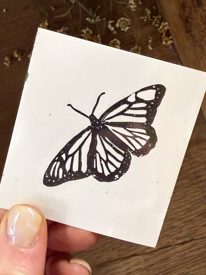 Butterfly Temporary Tattoo for wholesale by Left Grain
