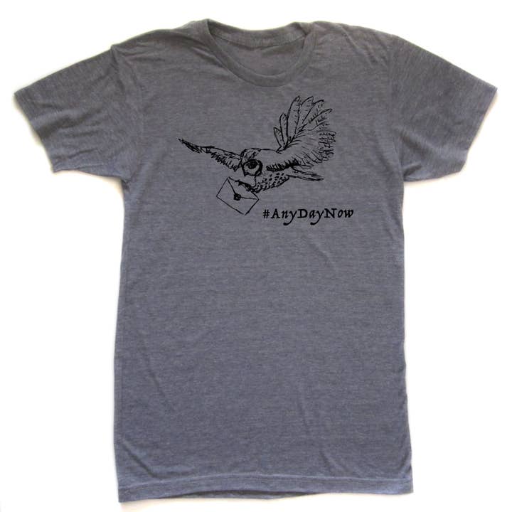 Maglietta unisex con stampa Letterale dei gufi (Harry Potter) per la vendita all'ingrosso da parte di Megan Lee Designs